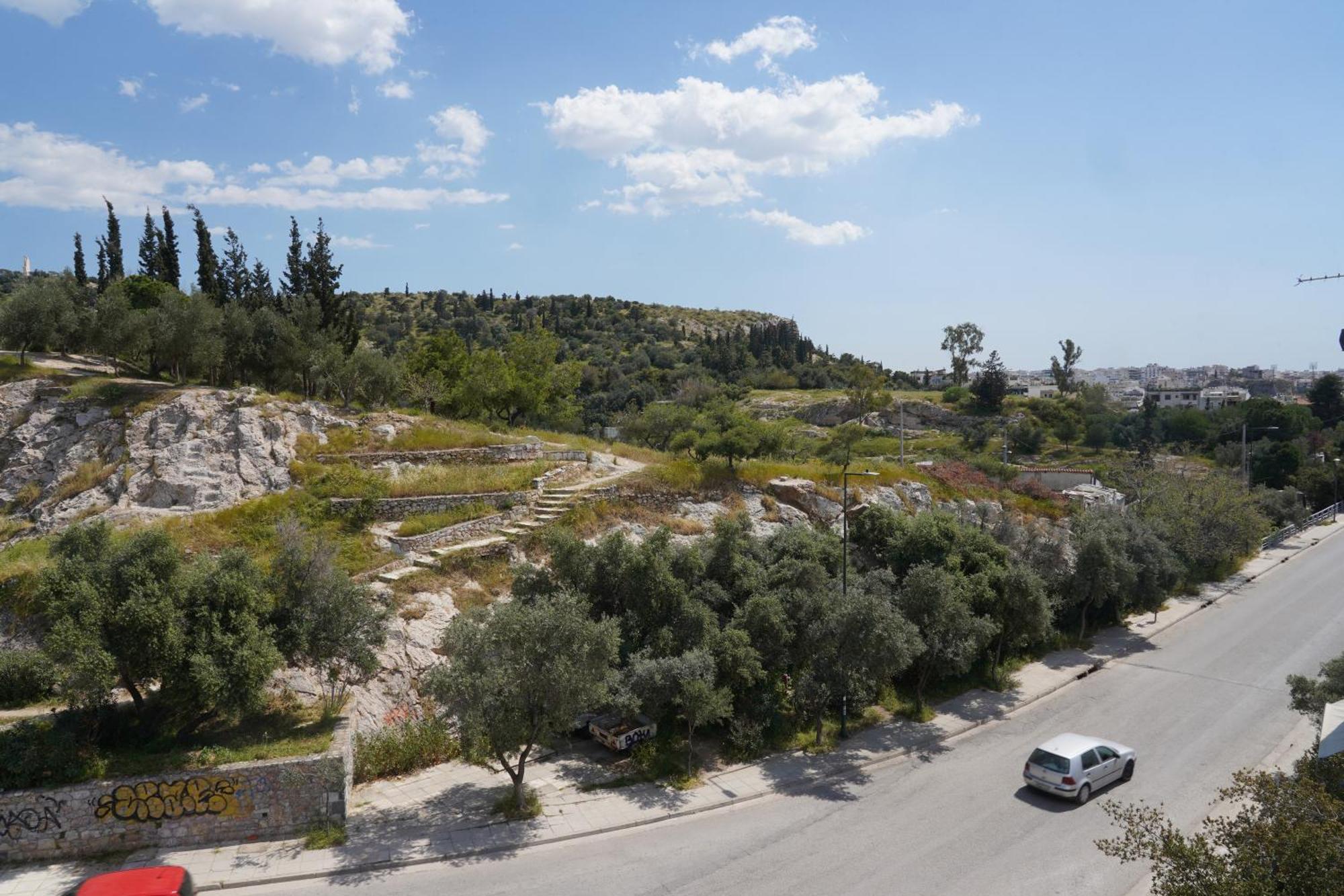 Hill View Apartment Near Acropolis Aten Exteriör bild